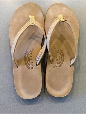 Rainbow Flip Flops